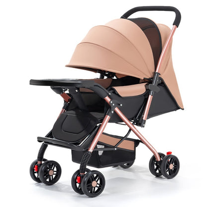 Two-way Baby Stroller, Sit And Lie, Foldable Lightweight Stroller