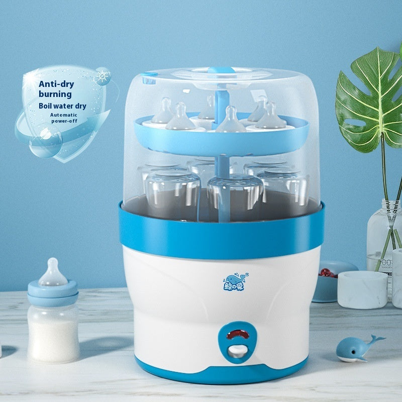 Baby Bottle Nipple Disinfection Large Capacity Anti-dry Burning Without Drying Tableware Sterilizer