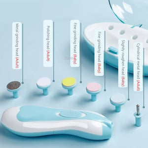 2-in-1 Electric Baby Nail Trimmer – Safe & Pain-Free Nail Care for Newborns