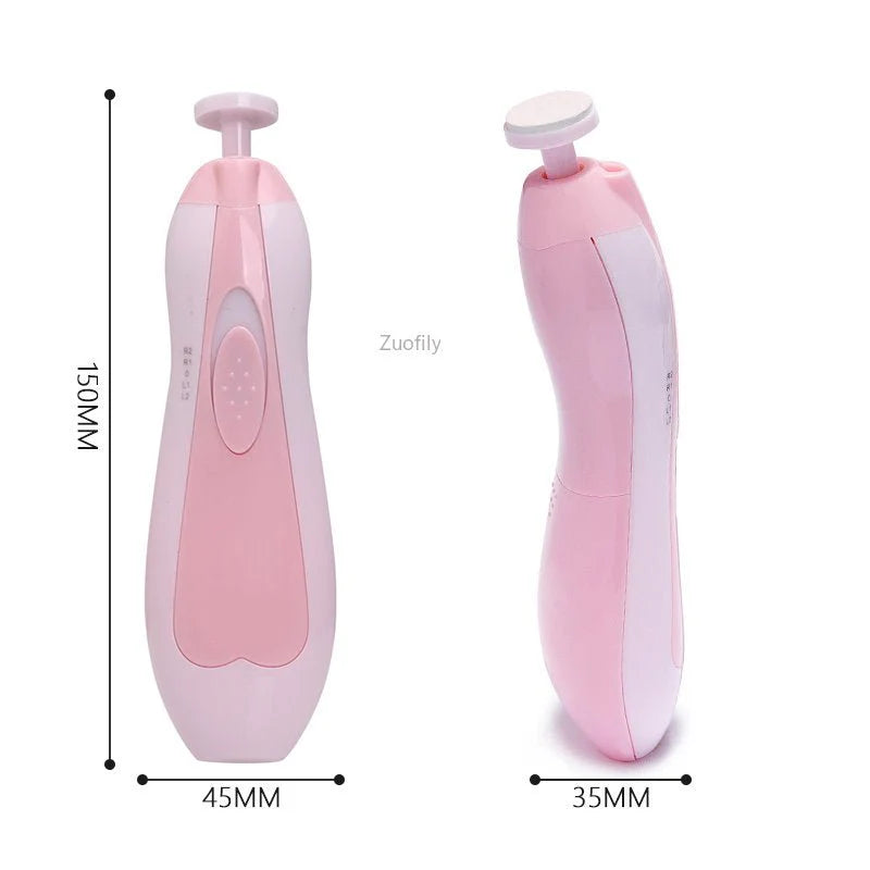 2-in-1 Electric Baby Nail Trimmer – Safe & Pain-Free Nail Care for Newborns
