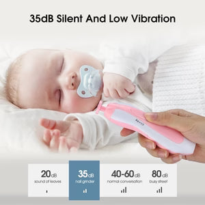 2-in-1 Electric Baby Nail Trimmer – Safe & Pain-Free Nail Care for Newborns