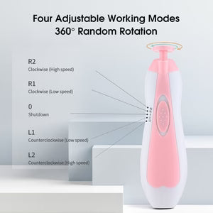 2-in-1 Electric Baby Nail Trimmer – Safe & Pain-Free Nail Care for Newborns