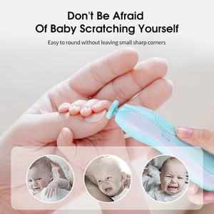 2-in-1 Electric Baby Nail Trimmer – Safe & Pain-Free Nail Care for Newborns