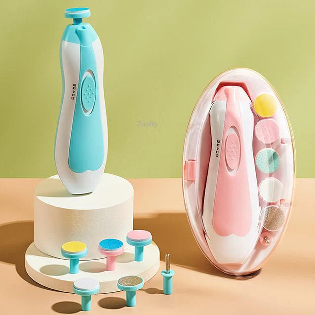 2-in-1 Electric Baby Nail Trimmer – Safe & Pain-Free Nail Care for Newborns