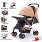 Two-way Baby Stroller, Sit And Lie, Foldable Lightweight Stroller